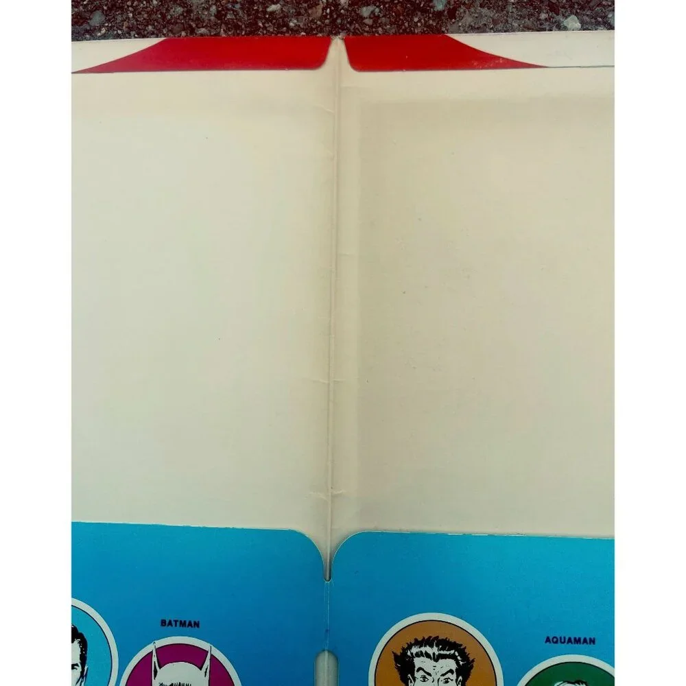 Vintage 1975 Superman Portfolio Folder (Super Friends) Pen-Tab #NJ-39 DC